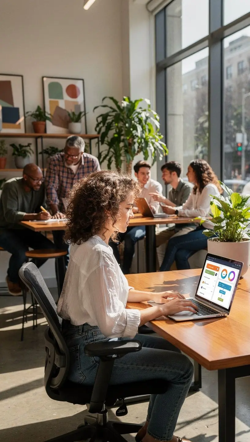 Professional team collaboration