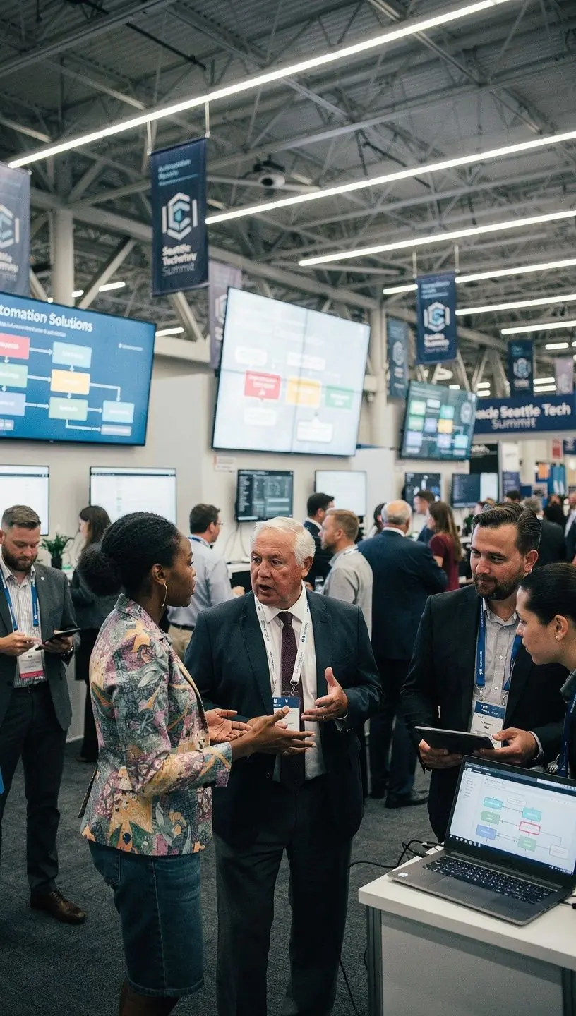 Professional business solutions illustration